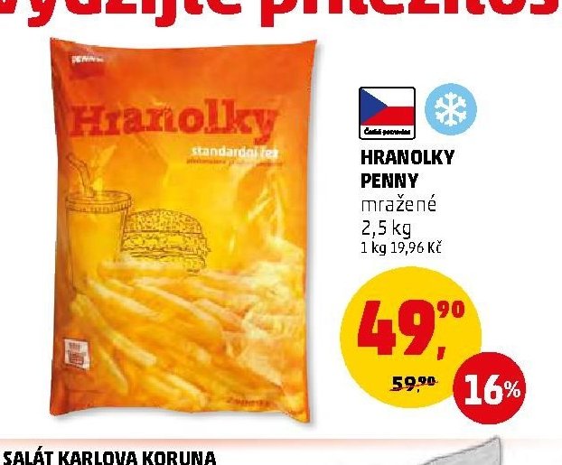 HRANOLKY PENNY mražené