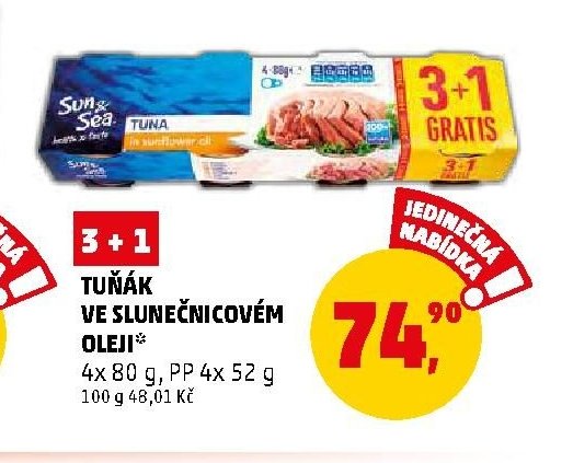 Tuňák ve slunečnicovém oleji
