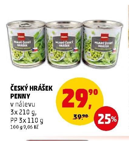Český hrášek Penny