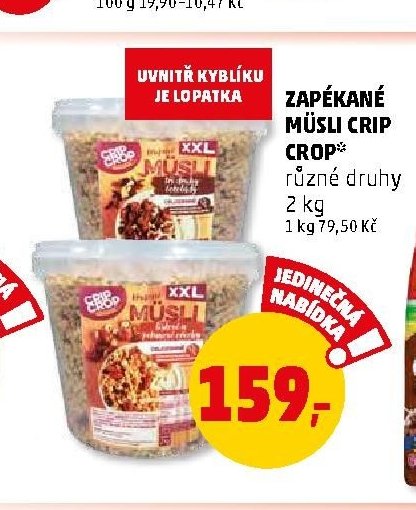 Zapékané müsli Crip Crop