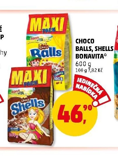 Choco Balls, Shells Bonavita