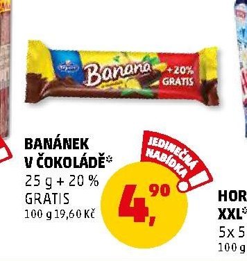 Banánek v čokoládě
