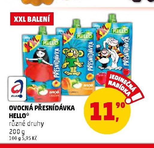 OVOCNÁ PŘESNÍDÁVKA HELLO