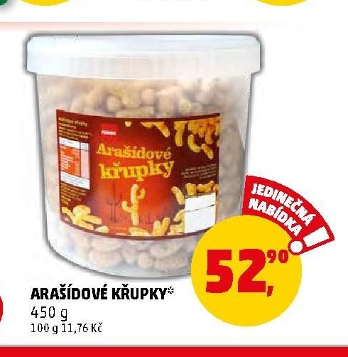 ARAŠÍDOVÉ KŘUPKY