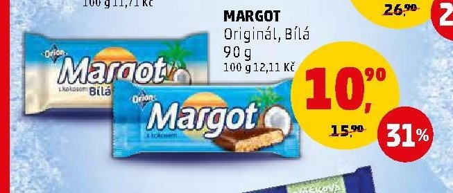 MARGOT Originál, Bílá 90 g
