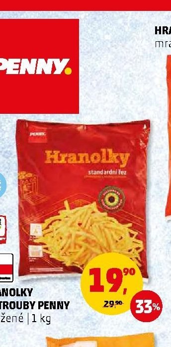 HRANOLKY DO TROUBY PENNY mražené | 1 kg