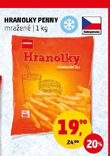 HRANOLKY PENNY mražené | 1 kg