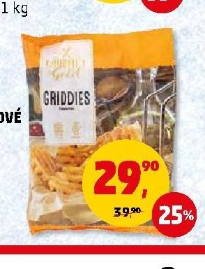 BRAMBOROVÉ HRANOLKY GOURMET GOLD mražené 600 g