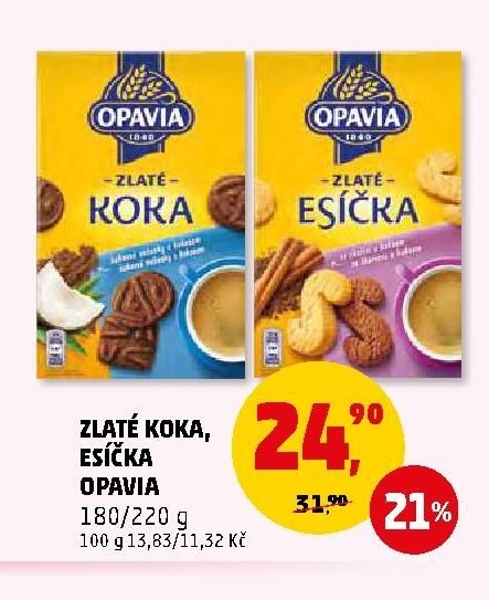 ZLATÉ KOKA, ESÍČKA OPAVIA