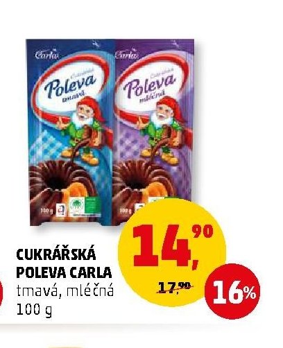 CUKRÁŘSKÁ POLEVA CARLA