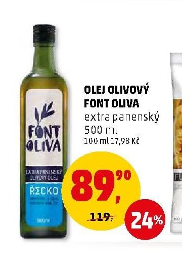 OLEJ OLIVOVÝ FONT OLIVA