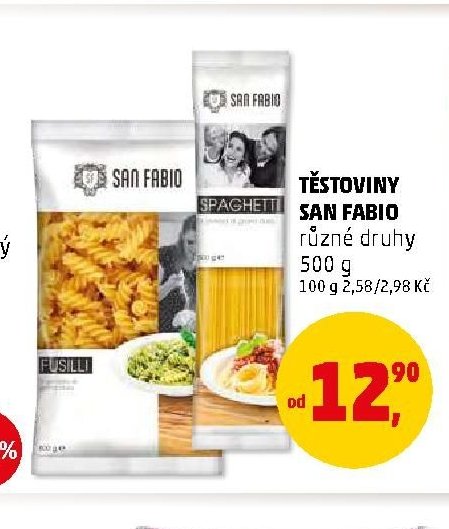 TĚSTOVINY SAN FABIO