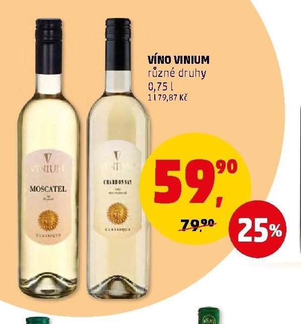 VÍNO VINIUM různé druhy