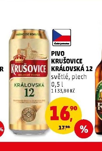 PIVO KRUŠOVICE KRÁLOVSKÁ 12