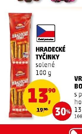 Hradecké tyčinky solené