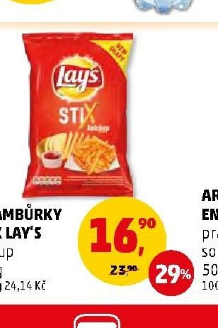 Brambůrky Stix Lay's kečup