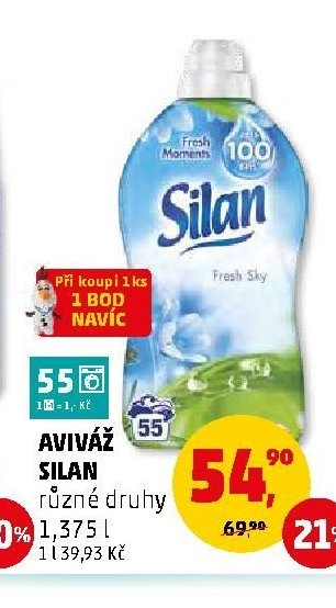 Aviváž Silan různé druhy 1,375 l