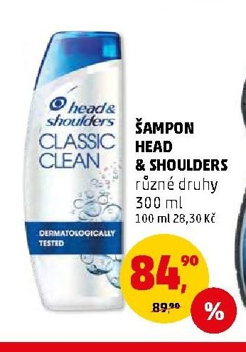 Šampon Head & Shoulders různé druhy 300 ml