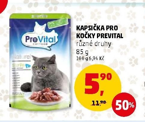 KAPSIČKA PRO KOČKY PREVITAL