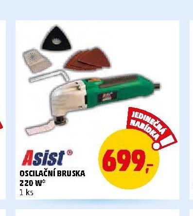 Asist Oscilační bruska 220 W