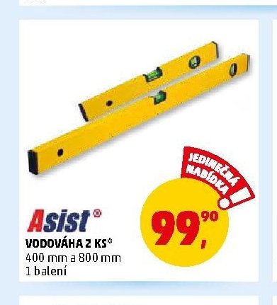 Asist Vodováha 2 ks