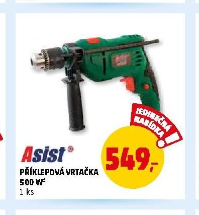 Asist Příklepová vrtačka 500 W