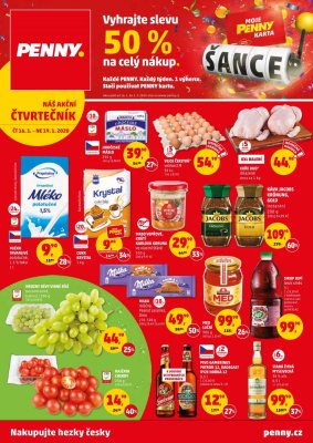 akční leták Penny Market 16.1.2020-19.1.2020
