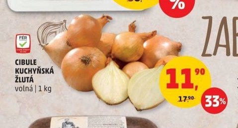 Cibule kuchyňská žlutá 1 kg