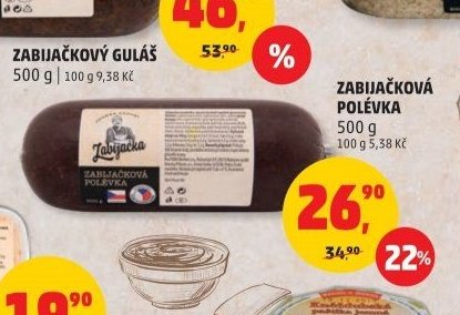 Zabijačková polévka 500 g