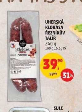 UHERSKÁ KLOBÁSA ŘEZNÍKŮV TALÍŘ