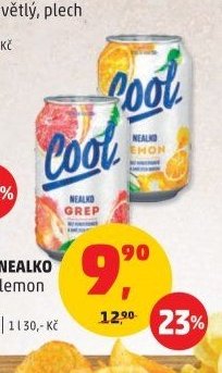 COOL NEALKO grep, lemon plech 0,33 l