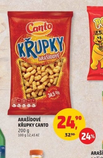 Arašídové křupky Canto