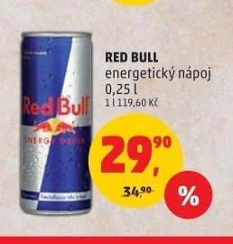 Red Bull energetický nápoj