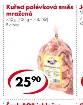 Kuřecí polévková směs mražená