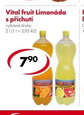 Vital fruit Limonáda s příchutí