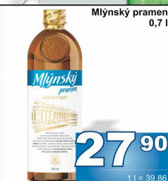 Přírodní voda Magnesia Mlýnský pramen
