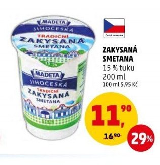 ZAKYSANÁ SMETANA MADETA