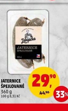 JATERNICE ŠPEJLOVANÉ 360 g