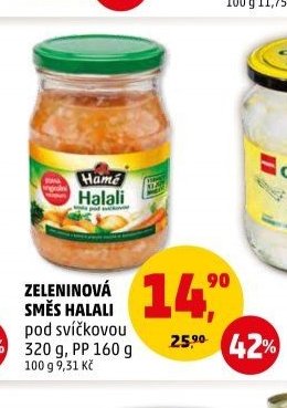 ZELENINOVÁ SMĚS HALALI