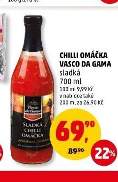 CHILLI OMÁČKA VASCO DA GAMA