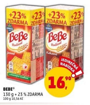 BEBE 130 g + 23 % ZDARMA