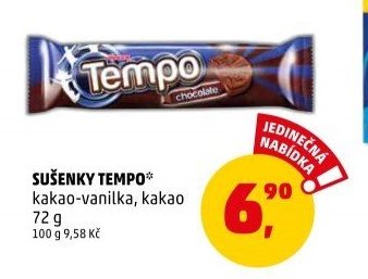 SUŠENKY TEMPO kakao-vanilka, kakao