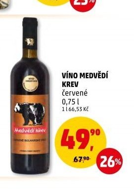 Víno Medvědí krev