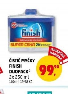 Čistič myčky Finish Duopack