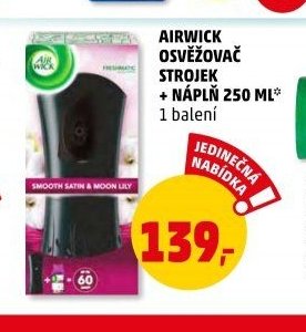Airwick osvěžovač strojek + náplň
