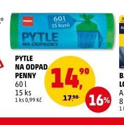 Pytle na odpad Penny