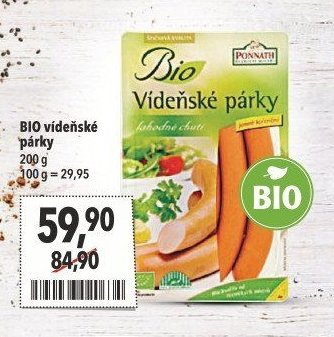 BIO vídeňské párky 200 g