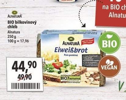 ALNATURA BIO bílkovinový chléb 250 g