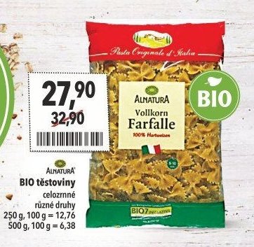 Alnatura BIO těstoviny Farfalle