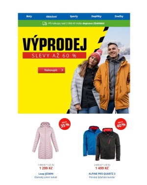akční leták Sportisimo 19.1.2020-24.1.2020